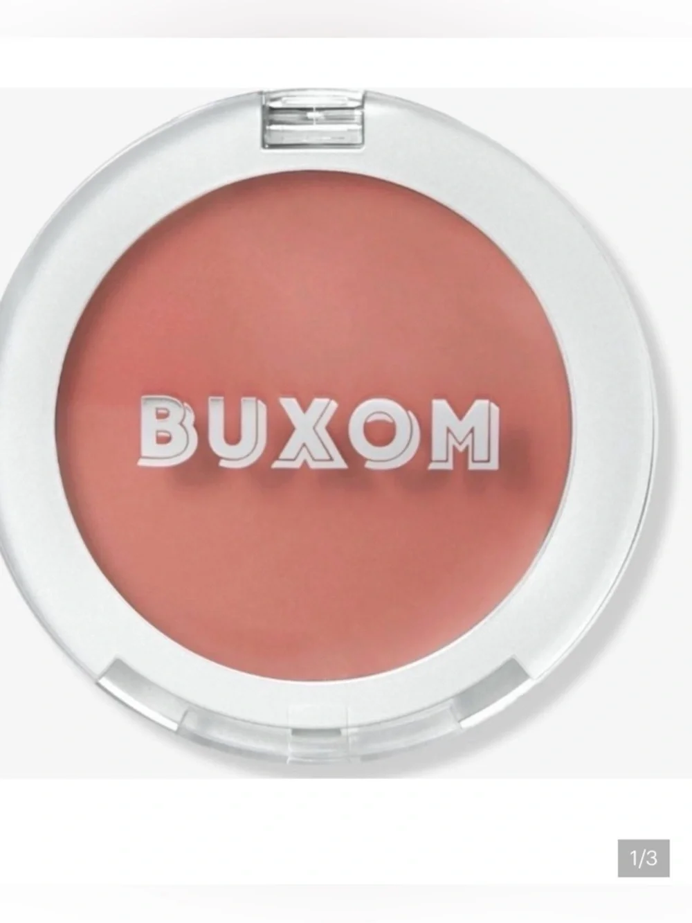 New! Buxom Blissful Buff Plump Shot Advanced Plumping Blush- natural nude flush
